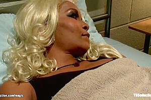 Ebony Shemale Fucks Bound Patient