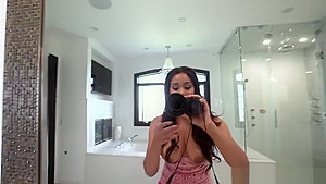 Ebony girlfriend filming sex on vacation