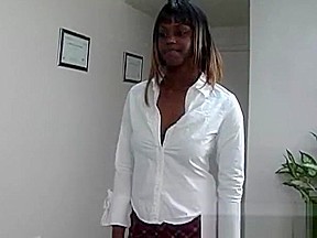 Ebony teen 18+ dicked by pervy mature principal