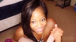 Ebony teen 18+ and a White Dick