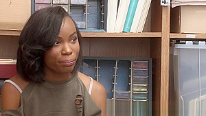 Ebony teen 18+ shoplifter