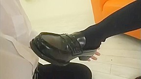 Eiryo Chika footjob1