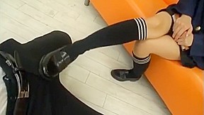 Eiryo Chika footjob1