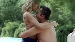 Erotic cuties butt banged before sucking