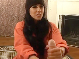Escaped Prisoner Handjob
