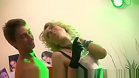 Euro college babes hosting lingerie party