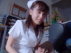 Exotic Japanese chick Miyuki Yokoyama in Incredible Doggy Style, Stockings JAV scene