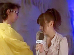 Exotic Japanese model Ai Haruka in Horny Stockings, Facial JAV video