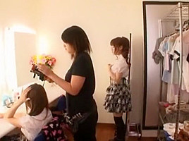 Exotic Japanese slut Cocomi Naruse, Fuuka Minase, Rei Mizuna in Fabulous Stockings, Couple JAV clip