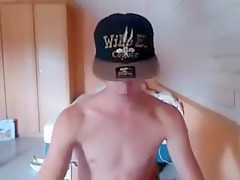 Fabulous male in horny handjob, amateur homosexual adult clip
