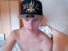 Fabulous male in horny handjob, amateur homosexual adult clip