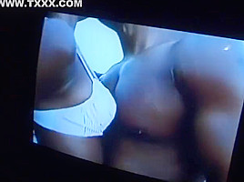 Fantastic Ebony Chick Gets Sandwiched By Two Beefy Cocks