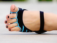 Feet 041 - Accentuating Her Long Toes