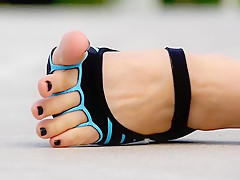Feet 041 - Accentuating Her Long Toes