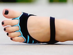 Feet 041 - Accentuating Her Long Toes