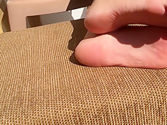 Feet Showing On A Public Balcony  Sexiest Feet, Soles & Toes  Solo 