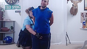 Female Officers Cop Role Plays Taking Jayzdamaster Dick