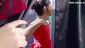 Femdom lesbian pussylicking in changeroom
