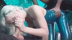 Filthy Blond In Latex Syren Sexton