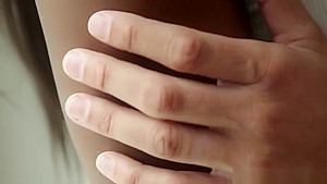Fine-looking black babe is in love with creampie