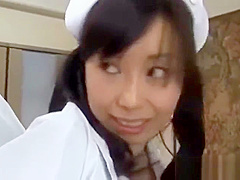 Fingered asian nurse