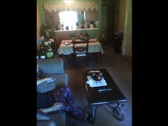 Flashing Cuban Milf indoor