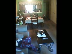 Flashing Cuban Milf indoor