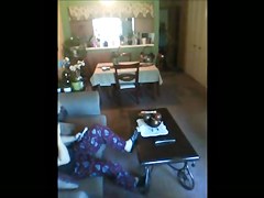 Flashing Cuban Milf indoor