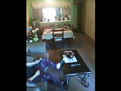 Flashing Cuban Milf indoor