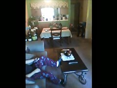 Flashing Cuban Milf indoor