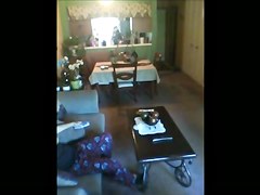 Flashing Cuban Milf indoor