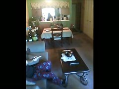Flashing Cuban Milf indoor
