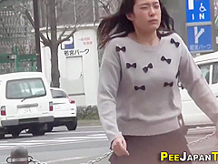 Followed Asian teens 18+ Urinate
