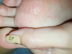 Foot Fetish! We Bath The Plants Of My Rich Feet!