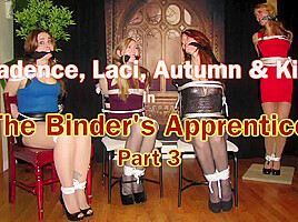 Four Beauties Bound And Gagged