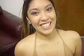 Foxy Asian Doll Sucks Cock Really Good