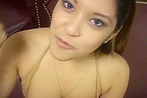 Foxy Asian Doll Sucks Cock Really Good