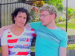 Freddys long uncut cock ram into twinks tight butt hole