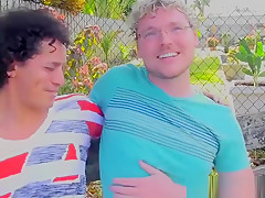 Freddys long uncut cock ram into twinks tight butt hole