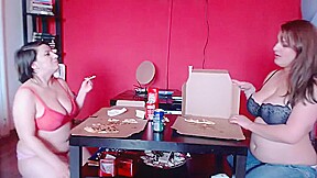 Friends Eating