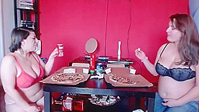 Friends Eating