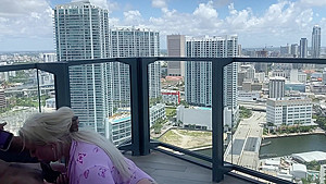 Fucked Step mom's Best Friend On Her Miami Balcony