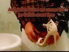 Fucking Gf Pussy And Her Highheel Sandals Together