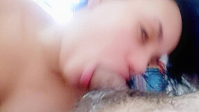 Fucking My Dick Deep Down The Naughty Girls Throat