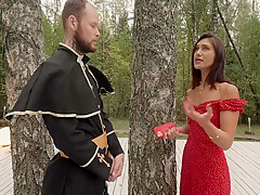 Fucking Wedding!part 3 slutty Slut Fucks A Holy Step father Before Her Friends Wedding