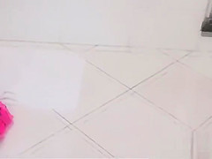 Fucking horny room mate in the bathtub