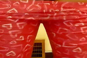 Full spandex ass play strip tease shemale leggings