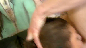 Gagging Bitch Bathes In Her Spit