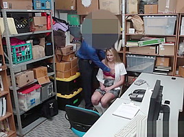 Gal Alyssa Takes Officers Big Cock