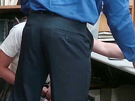 Gal Alyssa Takes Officers Big Cock